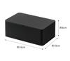 Yamazaki Wet Tissue Case Black Approx. W16 x D10 x H6cm Smart with Paper Stopper 5579