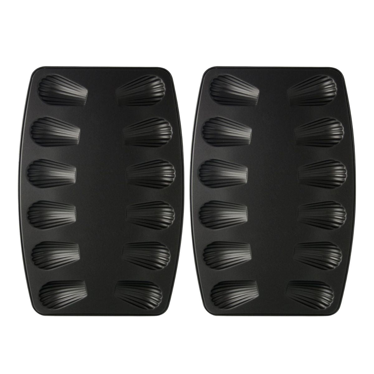 Lot de 2 moules à madeleines 12 empreintes Zenker Spécial Countries ref. 9926250