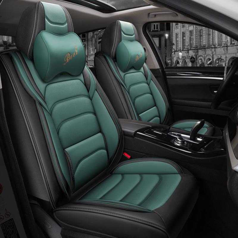 Breathable Leather Car Seat Cushions: Four Seasons, Full Coverage