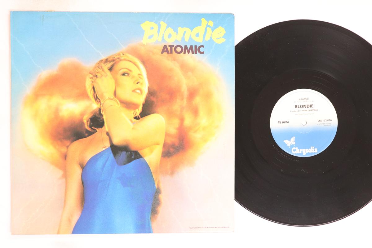 

12-дюймовая пластинка BLONDIE - Atomic / Die Young Stay Pretty / He CHS122410 CHRYSALIS 1980 UK Рок Б/У