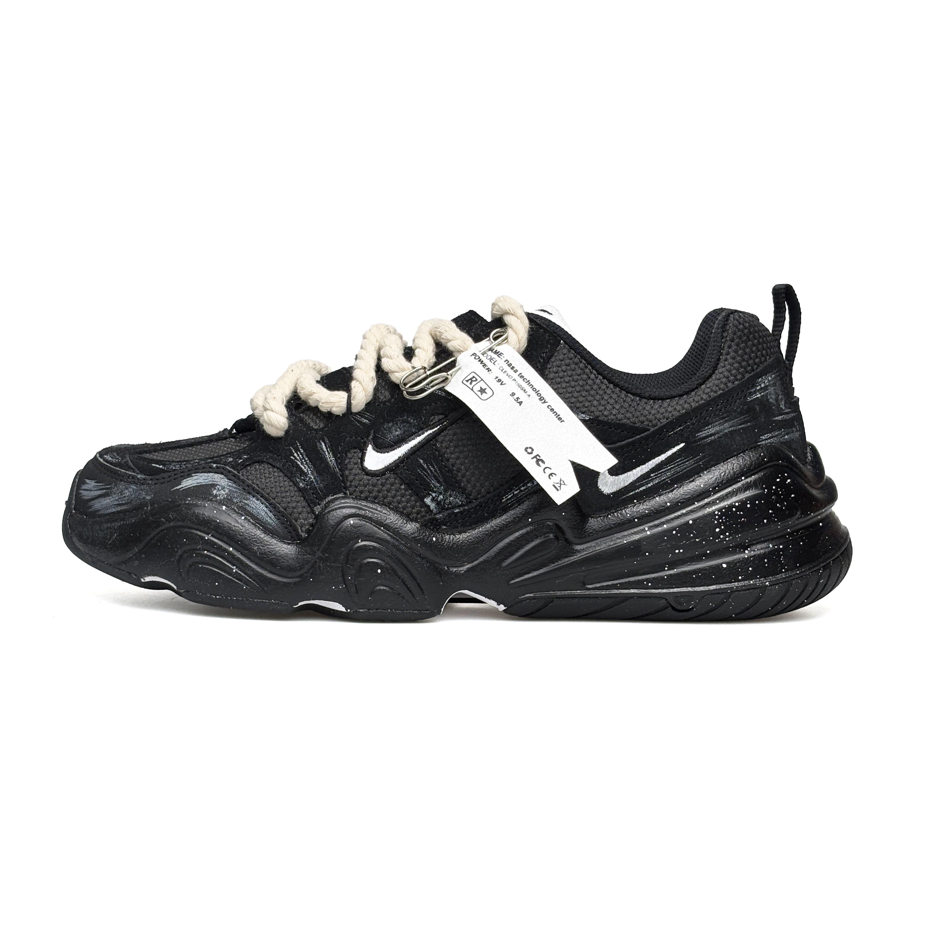 

Nike Tech Hera Vassell Abrasion Resistant Abrasion Resistant Low top Casual Shoes Unisex Black FJ9532-101(Team974-) 41