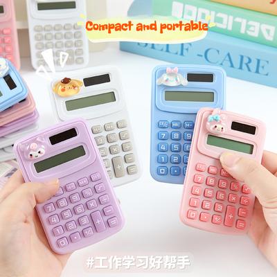 Calculatrice créative mignonne dessin animé étudiants bureau fournitures culturelles mini ordinateur portable de grande valeur
