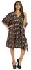 Moomaya Womens Short Kaftan Cover Up Night Dress Kaftan Gown Kimono