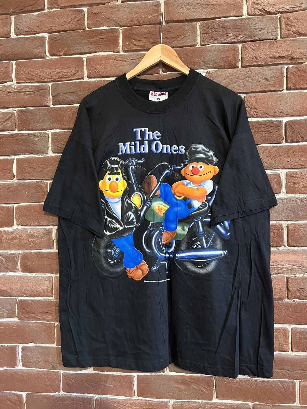 90s Vintage Sesame Street 1998 Bert and Ernie Movie Unisex T-Shirt S