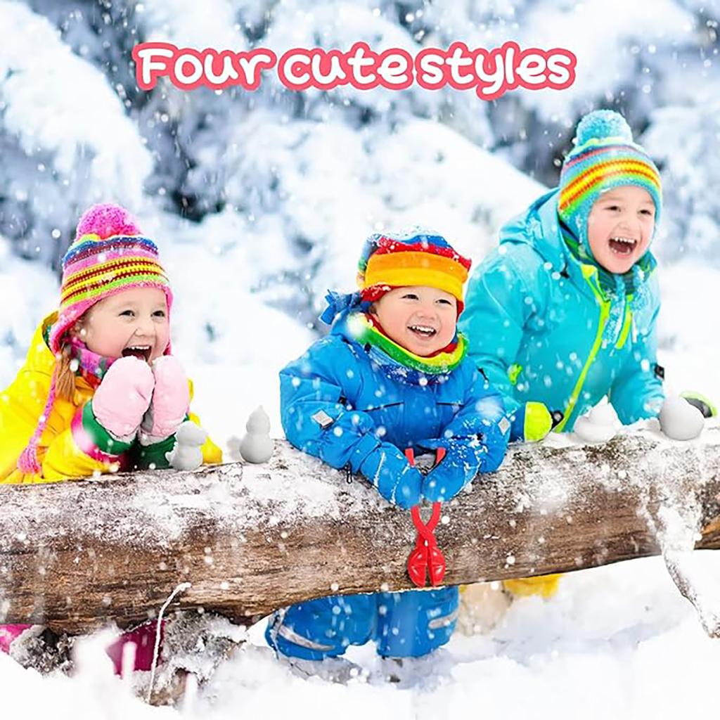 Kinder-Schneeball-Clip-Spielzeug, Küken-Clip Schneeball-Artefakt, Winter-Schneespiel-Werkzeug, Schneeballschlacht Interaktives Spielzeug