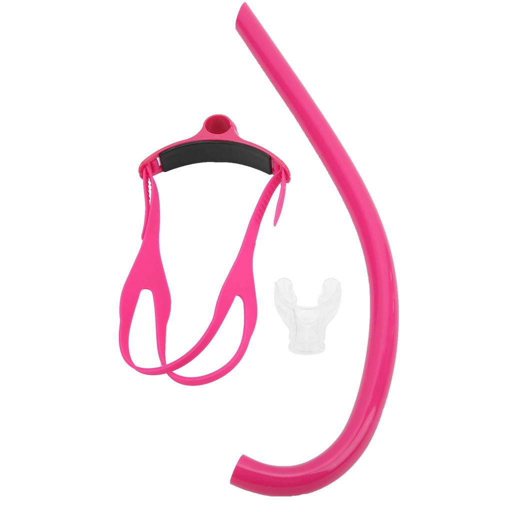 Přední plavecký šnorchl se silikonovým náustkem Swim Training Breath GearRed