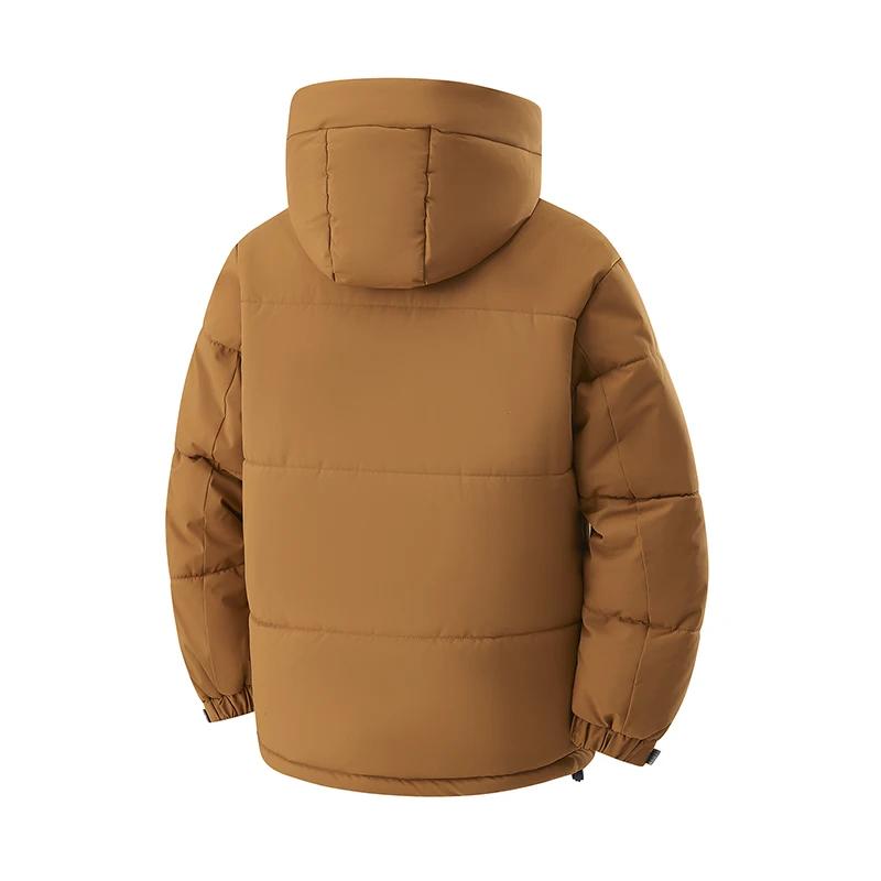 New Men's Winter Hooded Bread Jacket Thickened Warm Cotton Padded Jacket Fashion Versatile High Quality Coat Large Size L-8XL