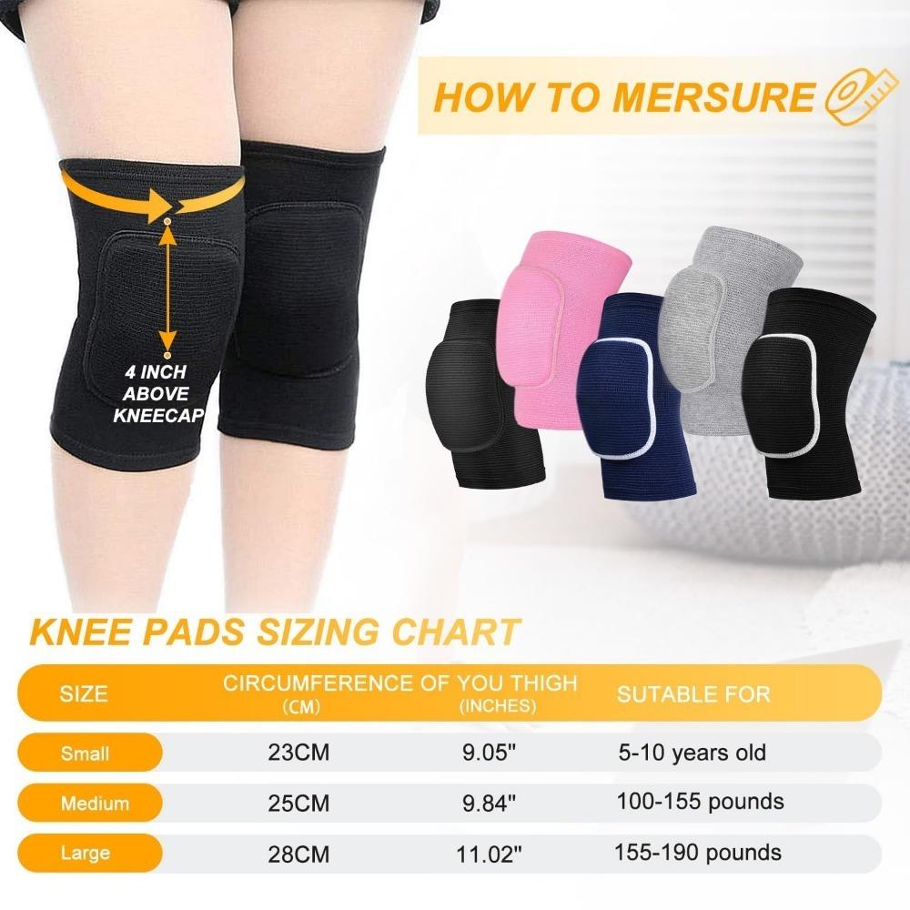 Volleyball Knee Pads Dancers Soft Breathable Knee Pads Knees Protective Brace Volleyball Football Dance Yoga Tennis Running Cycling Climbing
