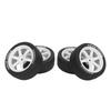 4Pcs 1Celsius10 RC Tires Plastic Rubber Smoothly   Strong Cushioning RC Wheels Replacement for    01  02