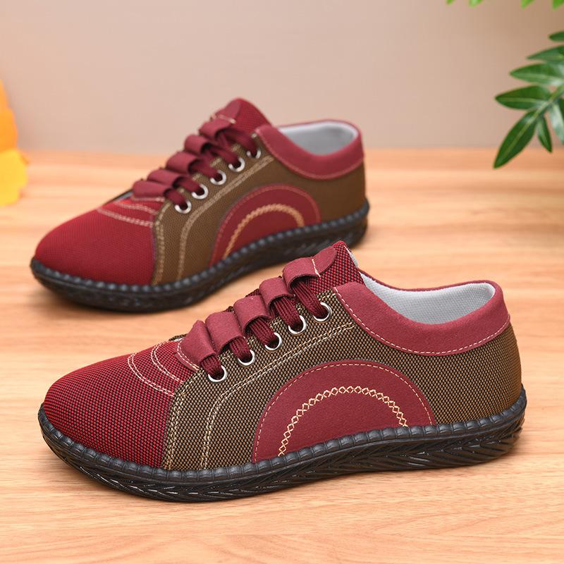 

New cloth shoes women s single shoes spring and autumn soft sole one pedal light and comfortable casual walking shoes women 36