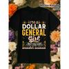 Women'S Funny "Dollar General " Slogan T-Shirt   All-Season Comfort Fit for Casual Attire & Christmas Gifts (Black with White & Golden Letter