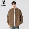 Playboy Men's Heavy Pure Cotton Long Sleeve Casual Shirt