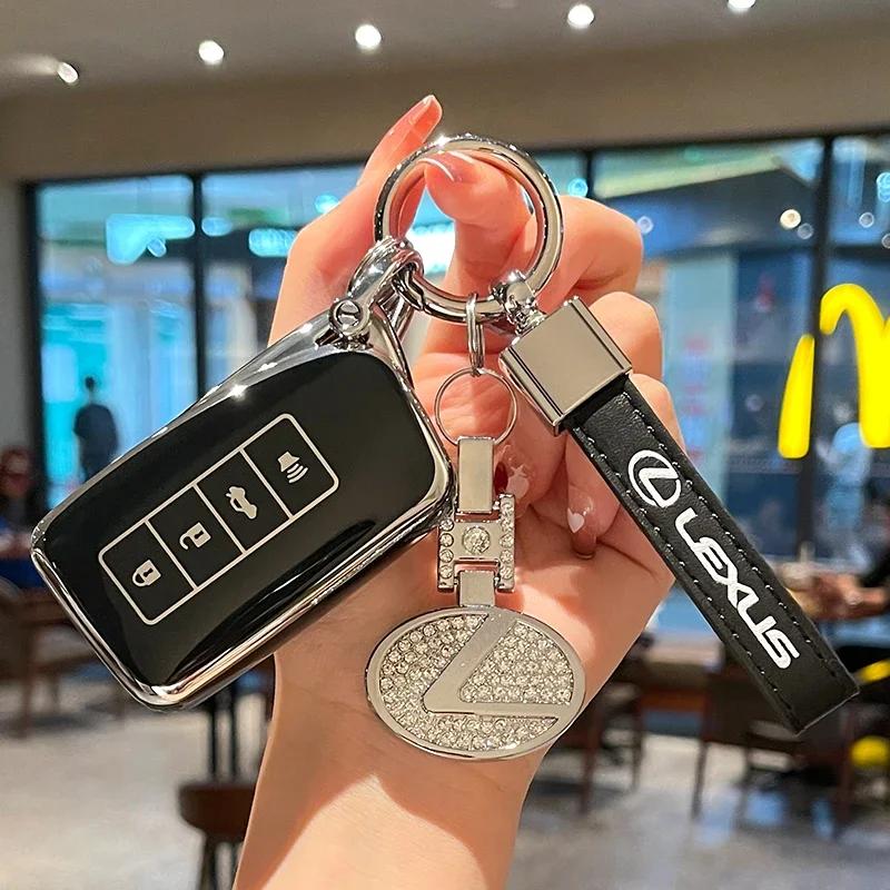 WRSP5 TPU Car Remote Key Case Cover Protection Shell For Lexus NX GS RX IS ES GX LX RC 200 250 350 LS 450H 300H Keychain Accessorises