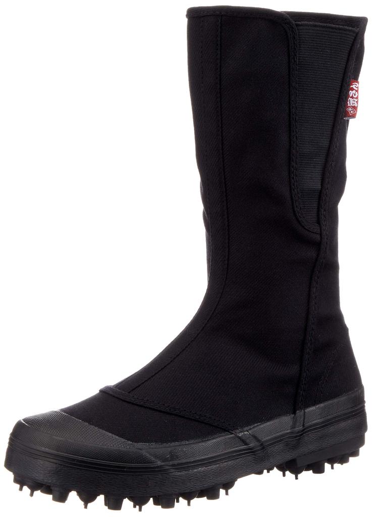 Fukuyama Rubber Spiked Work Boots, Oyakata Tora-san #30, Men's, Black, Size 26.5 Cm, 3E