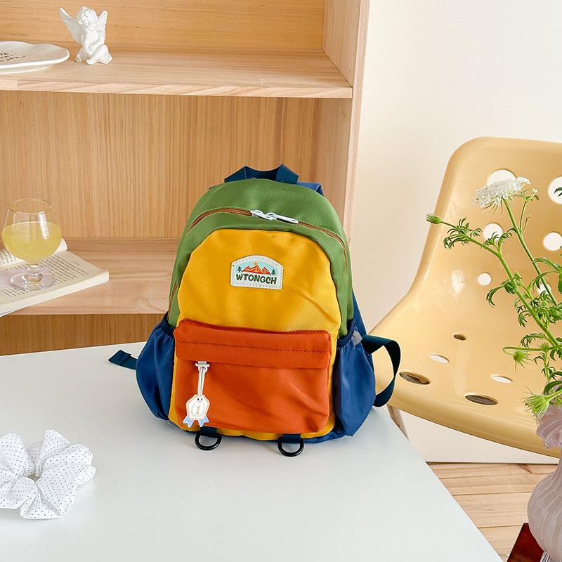 Spring children s fun cute waterproof children s schoolbag boys and girls backpack kindergarten lightweight small backpack
