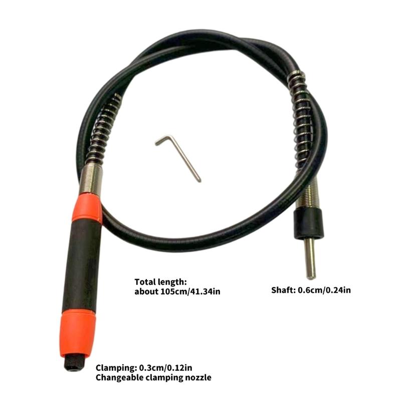 Flexible Shaft Extension Adapter 6mm Clamping Adapter Tool for Drill Grinder Detailed Crafting Projects Accessories