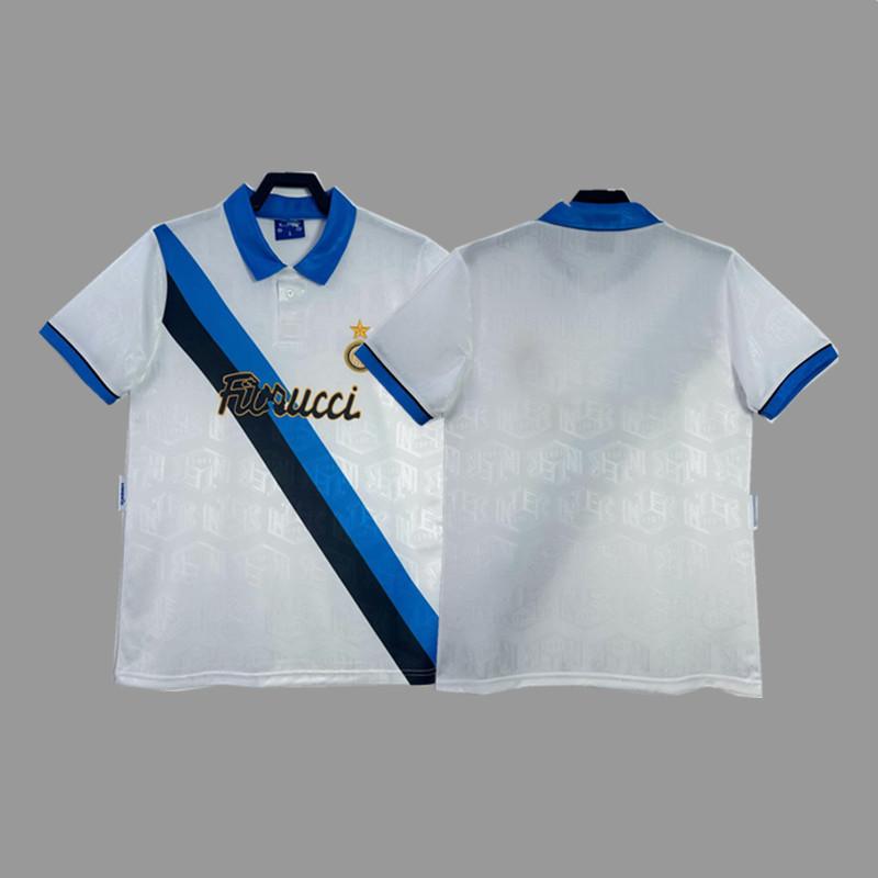 Inter retro jersey football jersey classic Baggio Ronaldo Zanetti Figo Adriano jersey S