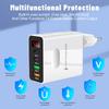 45W USB Charger Fast Charging USB Type C 4 Ports Quick Charger 3.0 Wall Charger For iPhone Samsung Mobile Phone Charger Adapter