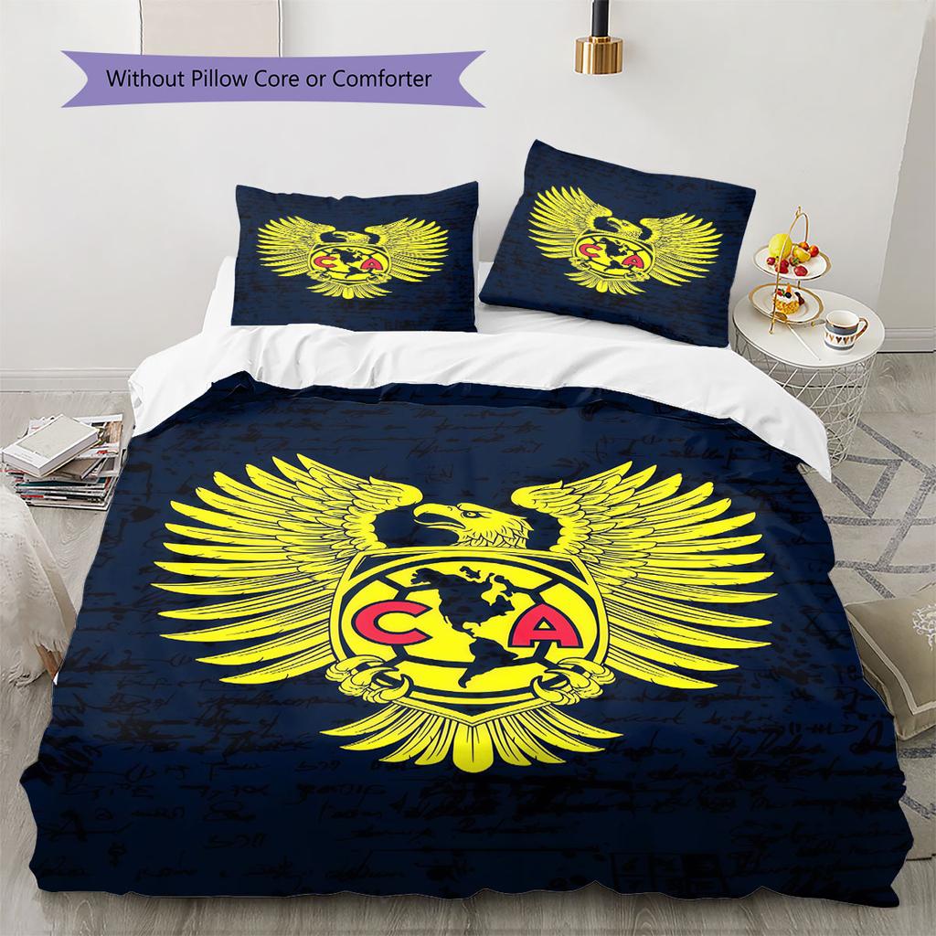 Club America Pattern Bedding,Quilt Set Quilt Cover Pillowcase Home Birthday Gift(1 * duvet cover + 2 * pillowcase, without core)