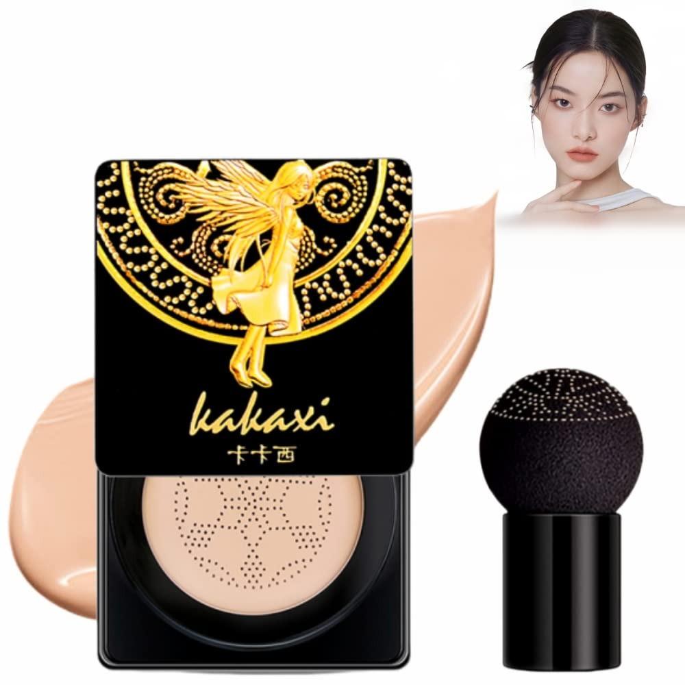 

Натуральная воздушная подушка с грибной головкой цвета слоновой кости, осветляющая с помощью грибной слоеной губки для макияжа лица