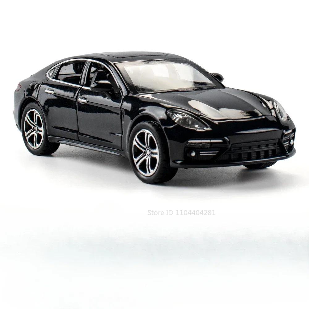 1:32 911 GT3RS Panamera Lega Miniatura Modello Giocattoli Diecast Porte Apribili Suono Luce Pneumatici in Gomma Veicoli per Regalo di Compleanno del Ragazzo