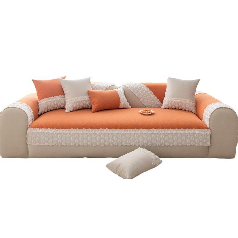 Chenille Sofa Cushion Affordable Luxury Style Four Seasons Universal Sofa Cover Cover Cloth Non-Slip Seat Cushions