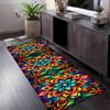 1Pcs Beautiful Floral Non-Slip Washable Area Rug Runner for Entryway, Living Room, Bedroom & Patio