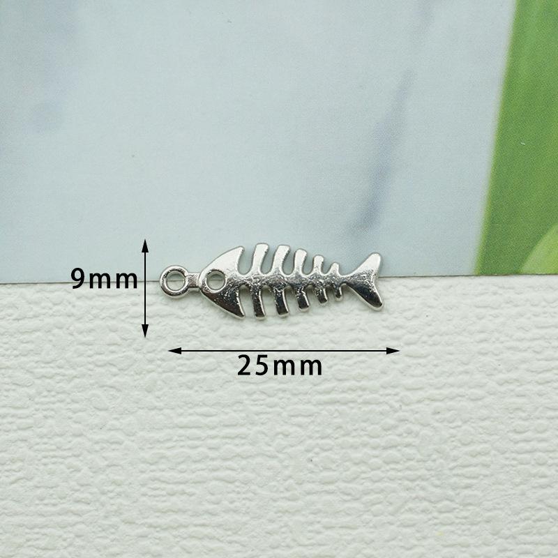 

«Креативный гальванизированный кулон из рыбьей кости, аксессуар из сплава своими руками»