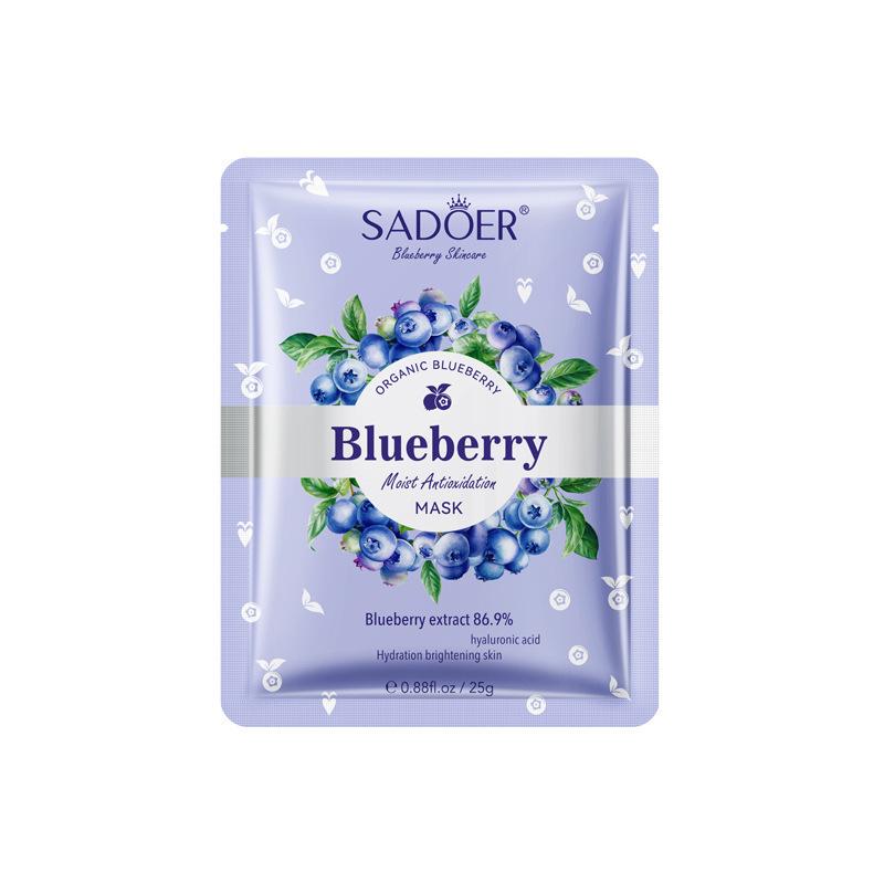 SADOER Blueberry Hyaluronic Acid Moisturizing Antioxidant Mask