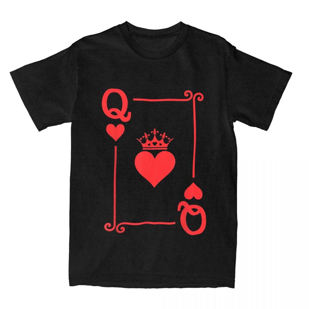 Queen Of Hearts Diamonds Club Spades Deck Of Cards Playing Cards Halloween Poker Unisex T Shirts Humor Tees TShirt Plus Size Tops