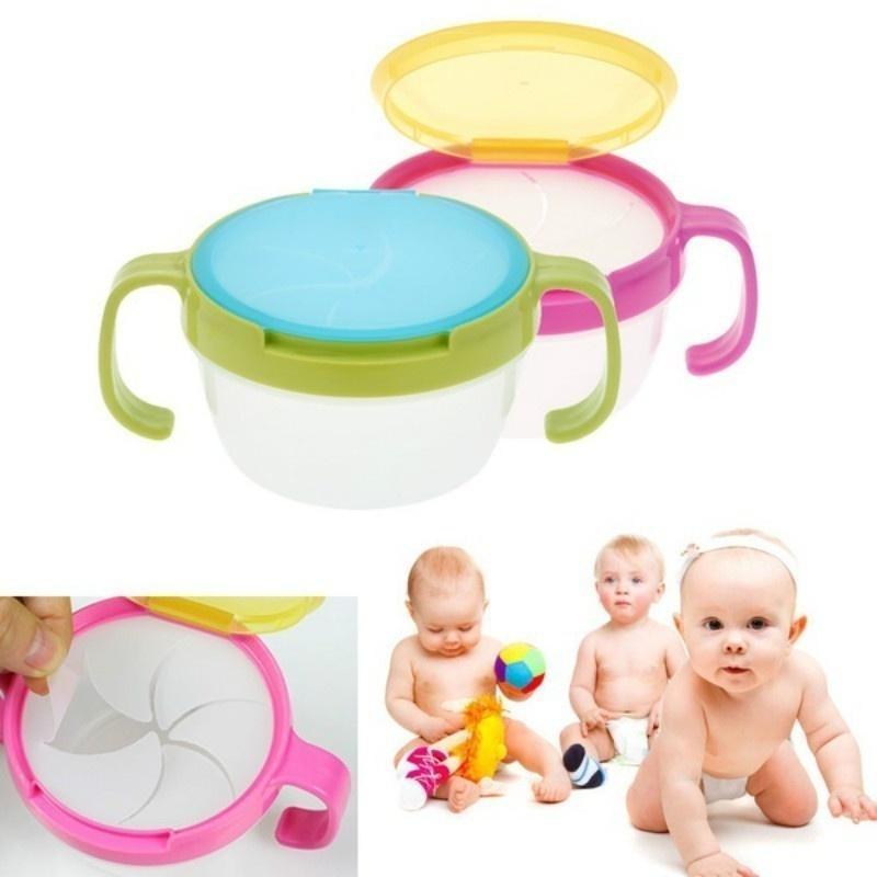 Baby Japan Maternal Anti- Spill Design Double Handle Lovely Kids Snack Cookie Jar Snack Cup