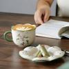 Light Luxury Retro Palace Style Coffee Cups Home Afternoon Tea Exquisite Ceramic Coffee Cups Unique Birthday Gifts