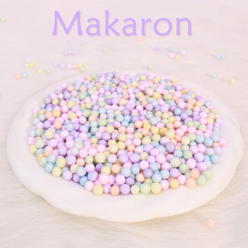 25g Macaron Color Foam Ball Gift Box Filler - Heart and Meteor Ball Design