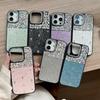 Leather Luxury Rhinestone Mobile Phone Case Is Suitable For Apple 17 Giant Good-Looking 14 Women'S Iphone16Promax Personality 15.