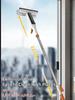 Double-sided Window Cleaning Tool Window Cleaning Tools with Spray Scrubber Handle Window Washer for Glass Outdoor Squeegee