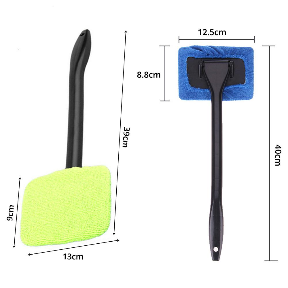 Car Window Cleaner Brush Kit Windshield Wiper Microfiber Brush Auto Cleaning Wash Tool With Long Handle Car Accessories