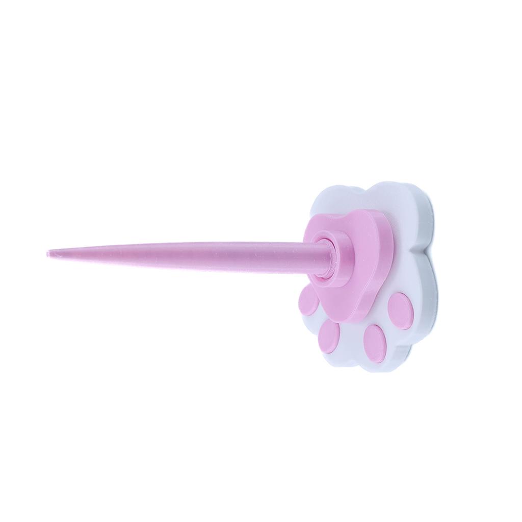 Garnspulenhalter aus Kunststoff, verstellbarer, drehbarer Garnspender mit rutschfester Basis für Strick- und Häkelprojekte