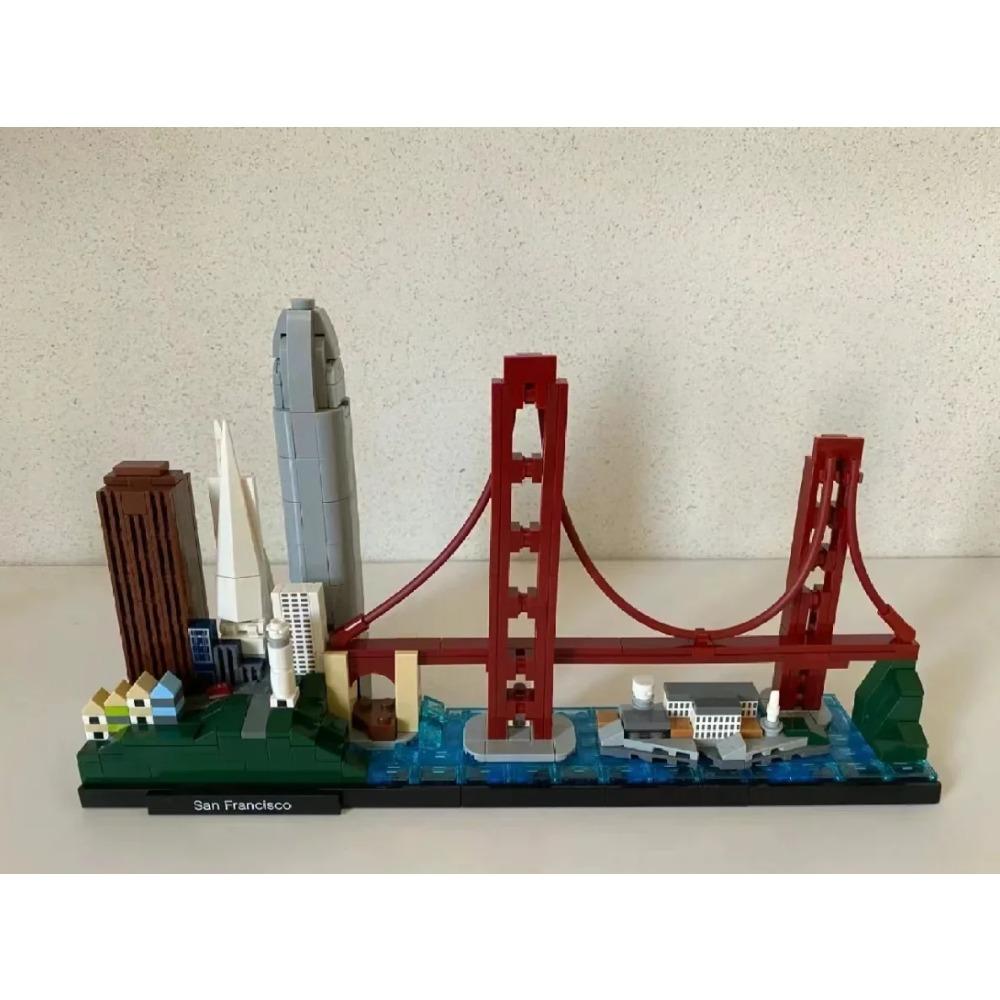 New York London Pairs Dubai Lanmark City Skyline Building Blocks 21052 21044  21028  21034 21032 21027 Construction Bricks Set