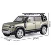 1/18 Range Rover Defender SUV Alloy Car Model Diecast Metal Toy Off-road Vehicles Car Model Sound and Light Simulation Gift