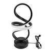 Spiral Desk Lamp LED Bedside Table Lamp with 3 Color Temperatures USB Powered Modern Night Light for Bedroom Office
