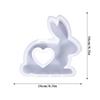 Bunny Resin Mold Silicone Handmade Craft Rabbit Mold Soap Candle Plaster Making Mold Epoxy Resin Casting Molds For Easter Home