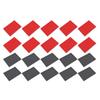20Pcs Sanding Sponge Pad Set 400, 600, 800Grit Flexible Sanding Pad For Polishing Abrasive Tools