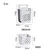 1PCS Wall-Mounted Dirty Clothes Basket large-Capacity Folding Storage Basket Strong load-Bearing Hollow Design For Ventilation