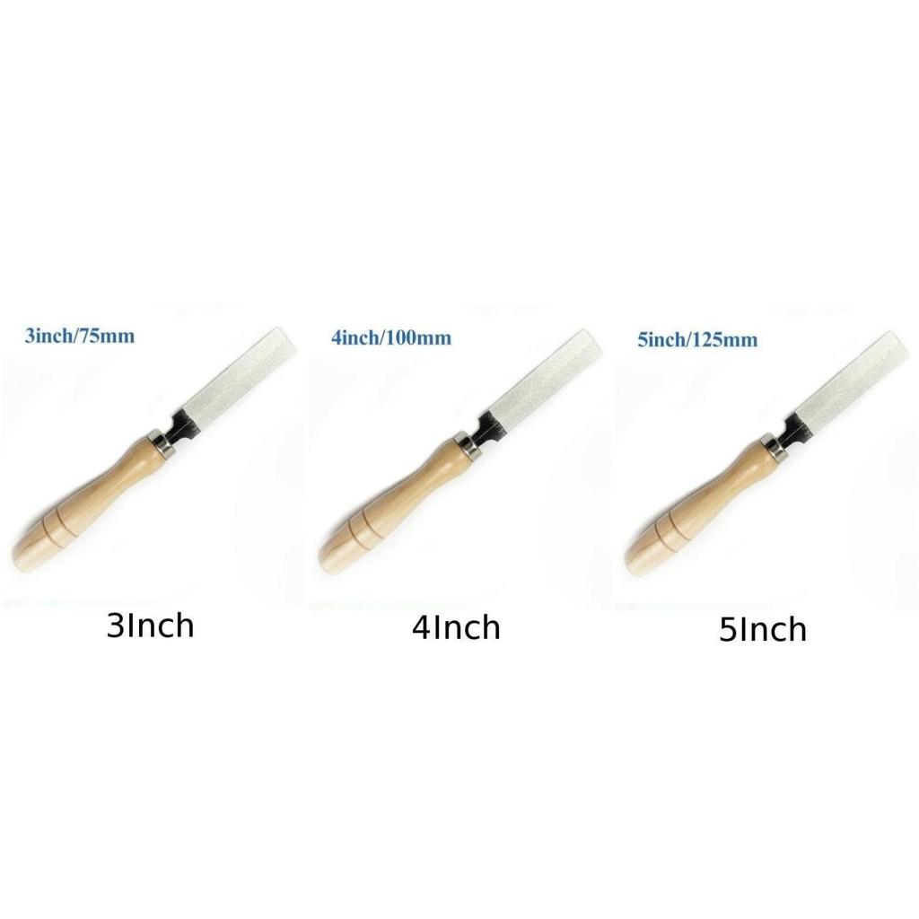 Buy 3/4/5 Diamond File Woodworking/Carving Tool Feather Edge File Blade