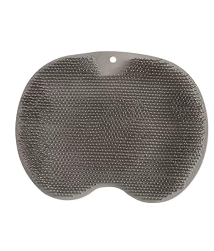 Back Massage Brush Silicone Foot Wash Body Cleaning Bathing Tool Exfoliating Shower Massage Scraper Bathroom Non Slip Bath Mat
