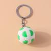New Resin Mini 3D Soccer Football Keychain Sport Ball Key Ring Pendant for Men Women Car Key Holder Handbag Decor Jewelry Gift