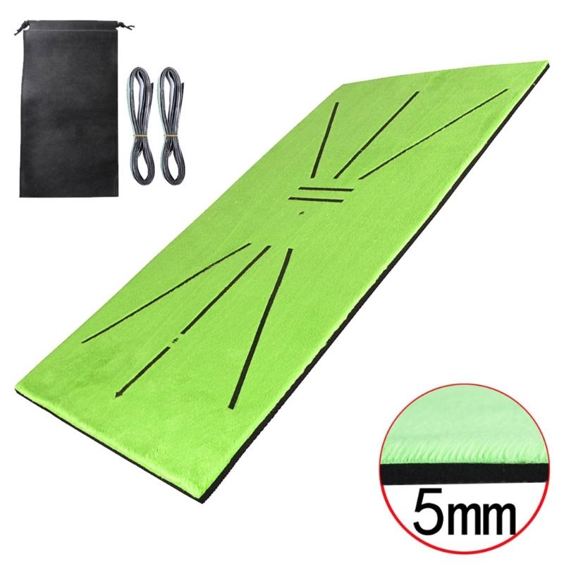 Golf Hitting Mat Swing Track Practice Marking Pad Golf Hitting Mat for Swing Paths Feedback/Detection Batting Enduring