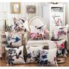 Ink Wash Style Patterns Throw Pillow Cover With Short Plush Print For Living Room Sofa Decoration Cushion Cover Pillow Covers