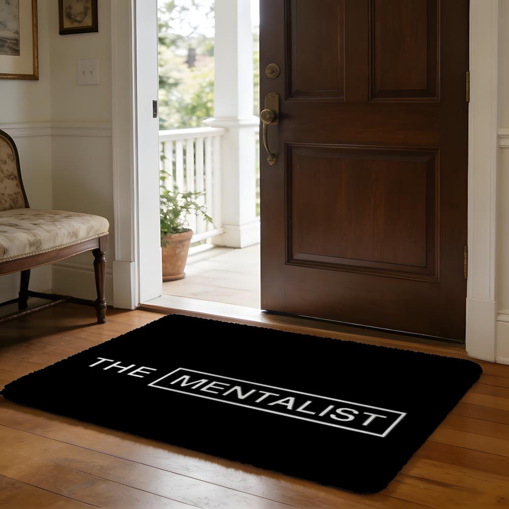 TV The MMentalist Floor Mat Soft Flannel Absorbent Mat Non-Slip Rug Home Bedroom Bathroom