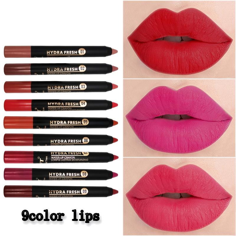 Matte Lipliner Lippenstift Stift Langanhaltende Pigmente Wasserdichtes Make-up-Werkzeug